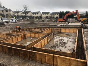 Piling project in action