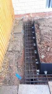 Steel supports for piling