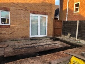 Preparation for piling project