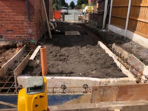 Mini piling preparation