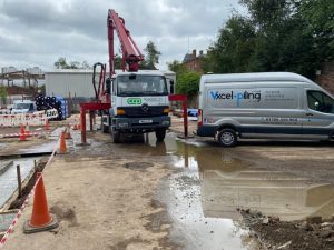 piling project in progress